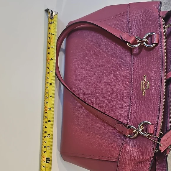 🍄 Coach Rose Leather Shoulder Bag - Picture 8 of 16
